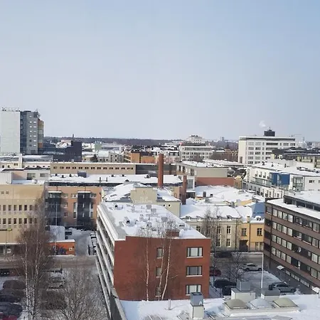 Апартаменты Keskustan Kaksio 45 M2 Autopaikalla, Rautatienkatu 19, 9 Krs